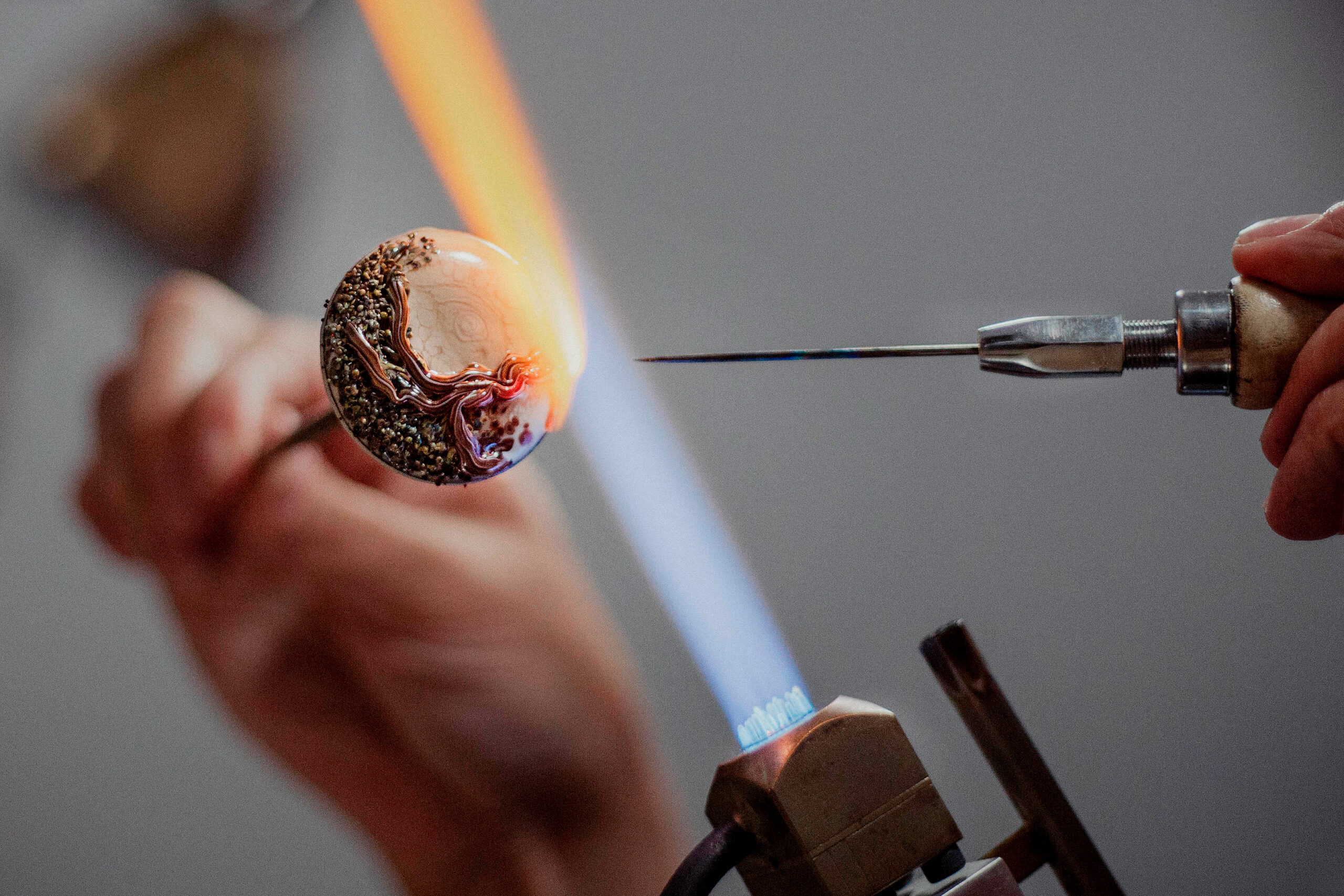 üvegmedál készítés