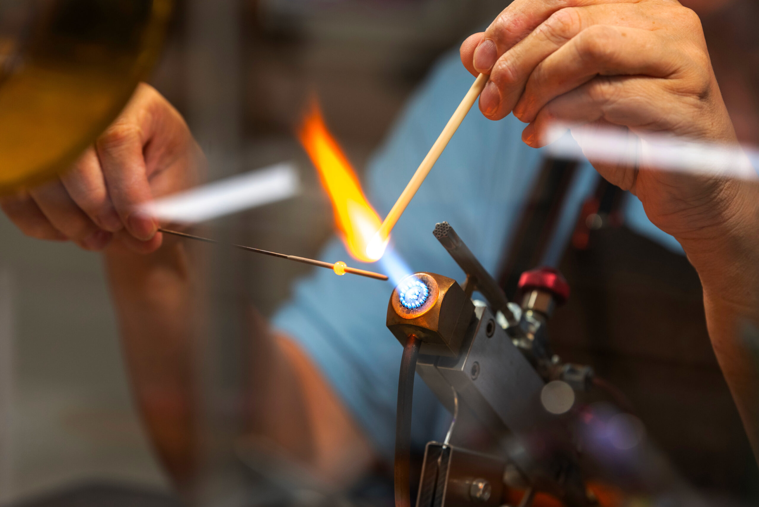 munka gázégő felett